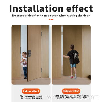 Indoor door suction mute room lock
